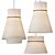 Trapezoidal Pendant Lamp Collection 3D model small image 1