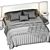 Sleek Modern Wanda Bed 3D model small image 4