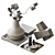 Bell Decor Set: Modern Elegance 3D model small image 2