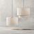 Meadow Fabric Metal Pendant Light 3D model small image 2