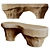 - Title: Travertine Bar Counter 3D model small image 2