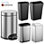 Modern Trash Bin Set Kit 3D model small image 1