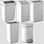 Modern Trash Bin Set Kit 3D model small image 7