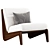 Fletcher Outdoor Armless Chair SohoHome 3D model small image 4