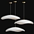 Elegant Lotus Leaf Pendant Light 3D model small image 5