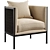 Contemporary CFC Dana Armchair 3D model small image 1