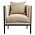 Contemporary CFC Dana Armchair 3D model small image 2