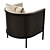 Contemporary CFC Dana Armchair 3D model small image 6