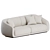 Modern Chic Wendelbo 2 Seater 3D model small image 1