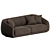Modern Chic Wendelbo 2 Seater 3D model small image 2