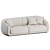 Modern Chic Wendelbo 2 Seater 3D model small image 6
