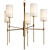 Aspen Brass Chandelier - Louvre 3D model small image 2