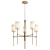 Aspen Brass Chandelier - Louvre 3D model small image 4