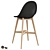 Modern Fanbyn Bar Stool White 3D model small image 3