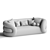 Stylish Molarka Modern Sofa 3D model small image 3