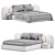 Sleek Vao Bed Design 3D model small image 4