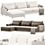 Feel Hauska Modern Sofa Set 3D model small image 1