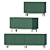 Modi Reed Sideboard in Multiple Sections 3D model small image 2