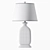 Coastal Ceramic Table Lamp 3D model small image 3