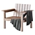 Modern Concept Wrong Woods Armchair 3D model small image 4