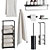 Modern Bathroom Accessory Set V4 3D model small image 6