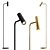 Modern Torris Floor Lamp, 7.9x57.4 3D model small image 1
