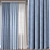 Versatile 3D Curtain Model with Multiple Render and Export Options 3D model small image 1