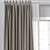 Designer Curtain Set with Exports 3D model small image 3