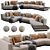 Contemporary Minotti Horizonte 3D Model 3D model small image 1