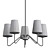 Madison 5-Light Chandelier Pendant 3D model small image 3