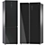 Korting Side-by-Side Refrigerators 3D model small image 2