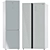 Korting Side-by-Side Refrigerators 3D model small image 3