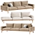 Modern Eltone Sofa Set 3D model small image 1