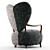 Heart-shaped Uni Armchair by Merve Kahraman 3D model small image 3