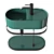 Petites Vanity Unit Set: Les Cielo 3D model small image 2