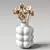 Elegant Ceramic Vase Bouquet 3D model small image 3