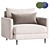 Modern Feel Armchair, 2014 Version 3D model small image 1
