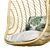 Organic Rattan Cocoon Chair 3D model small image 4