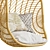 Organic Rattan Cocoon Chair 3D model small image 5