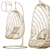 Organic Rattan Cocoon Chair 3D model small image 6