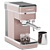 Retro Home Espresso Machine Green 3D model small image 3