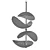 Contemporary Selene Pendant Chandelier 3D model small image 5