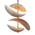 Contemporary Selene Pendant Chandelier 3D model small image 8