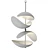 Contemporary Selene Pendant Chandelier 3D model small image 12