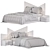 Vitset MMM Bed: Sleek Design 3D model small image 6