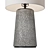 Aged Pewter Metal Resin Lamp 3D model small image 2