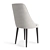 Compact High-Backed Upholstered Chair 3D model small image 4