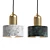 Marble Gold Pendant Lights 3D model small image 1