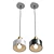 Marble Gold Pendant Lights 3D model small image 4