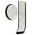 Modern Reflective Bower Mirror Duo 3D model small image 1